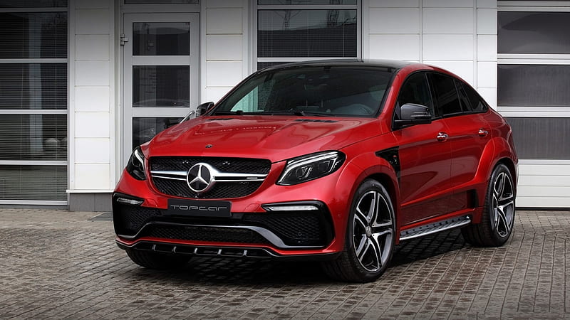 ball wed, 2016, mercedes benz, gle, mercedes, inferno, tuning, red, HD wallpaper