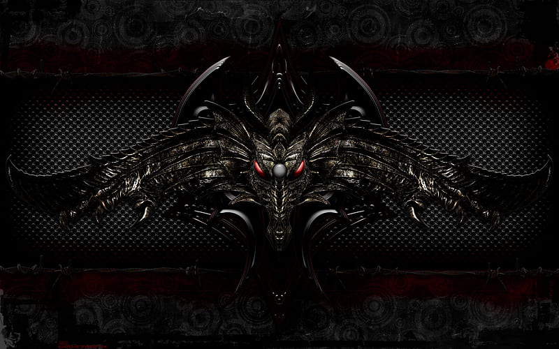 Malefice, art, black, dragon, HD wallpaper | Peakpx