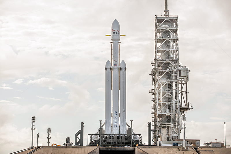 Technology, SpaceX, Falcon Heavy, HD wallpaper