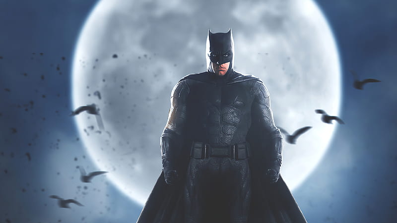 Batman Affleck, batman, superheroes, artwork, artist, artstation, HD wallpaper