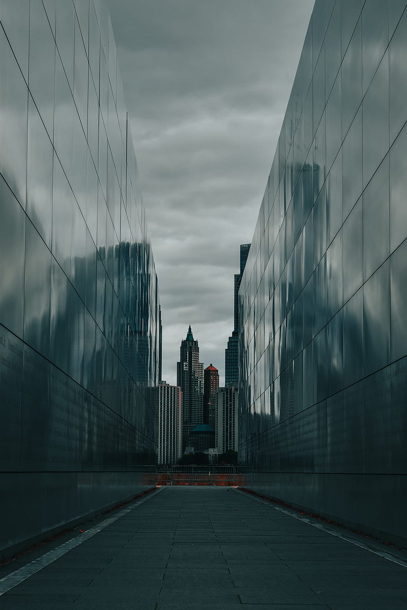 buildings, architecture, walls, skyscrapers, gray, HD phone wallpaper