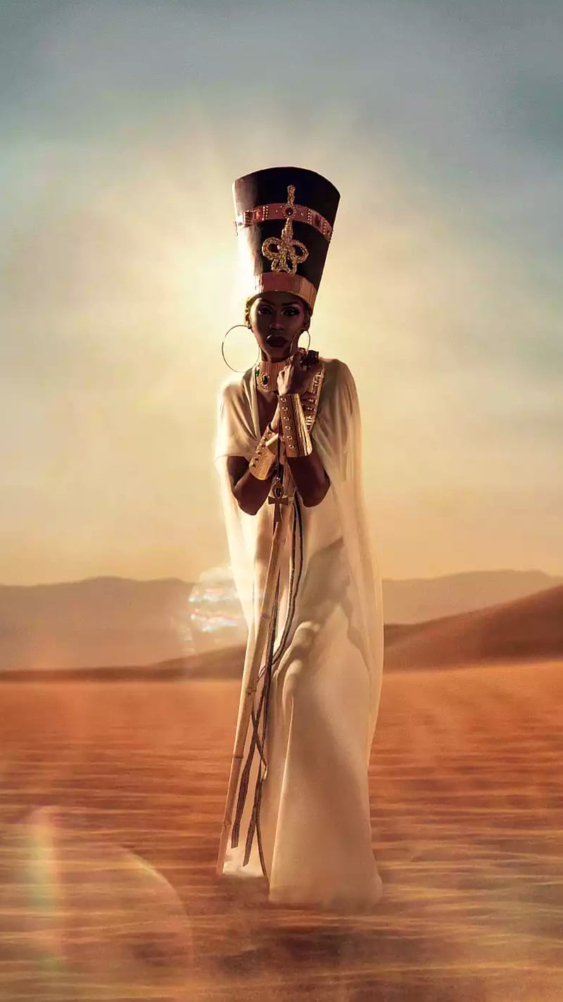 Queen of the desert, pharoah, egypt, HD phone wallpaper