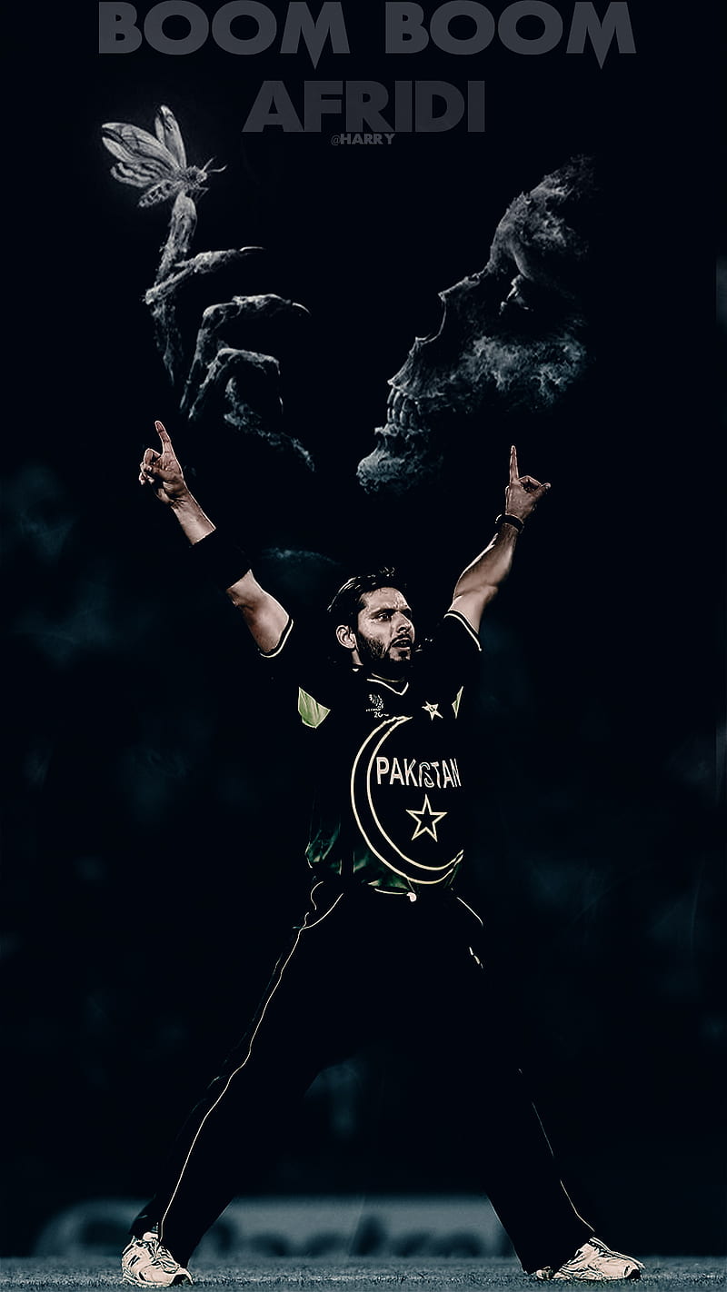Shahid Afridi, batsman, boom boom afridi, bowler, cricket, pakistan, HD phone wallpaper