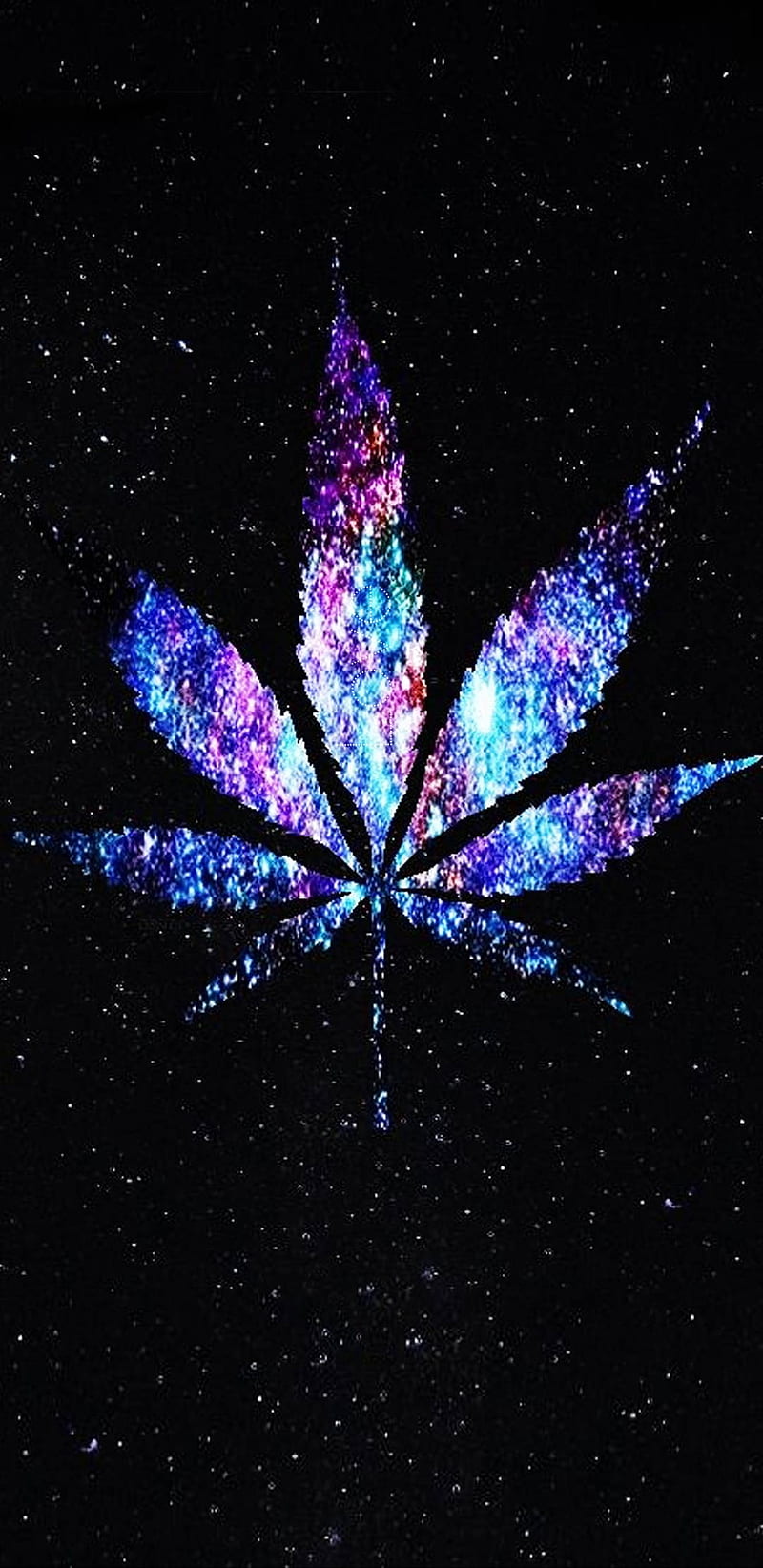 Leaf, smoke, galaxy, weeds, HD phone wallpaper | Peakpx