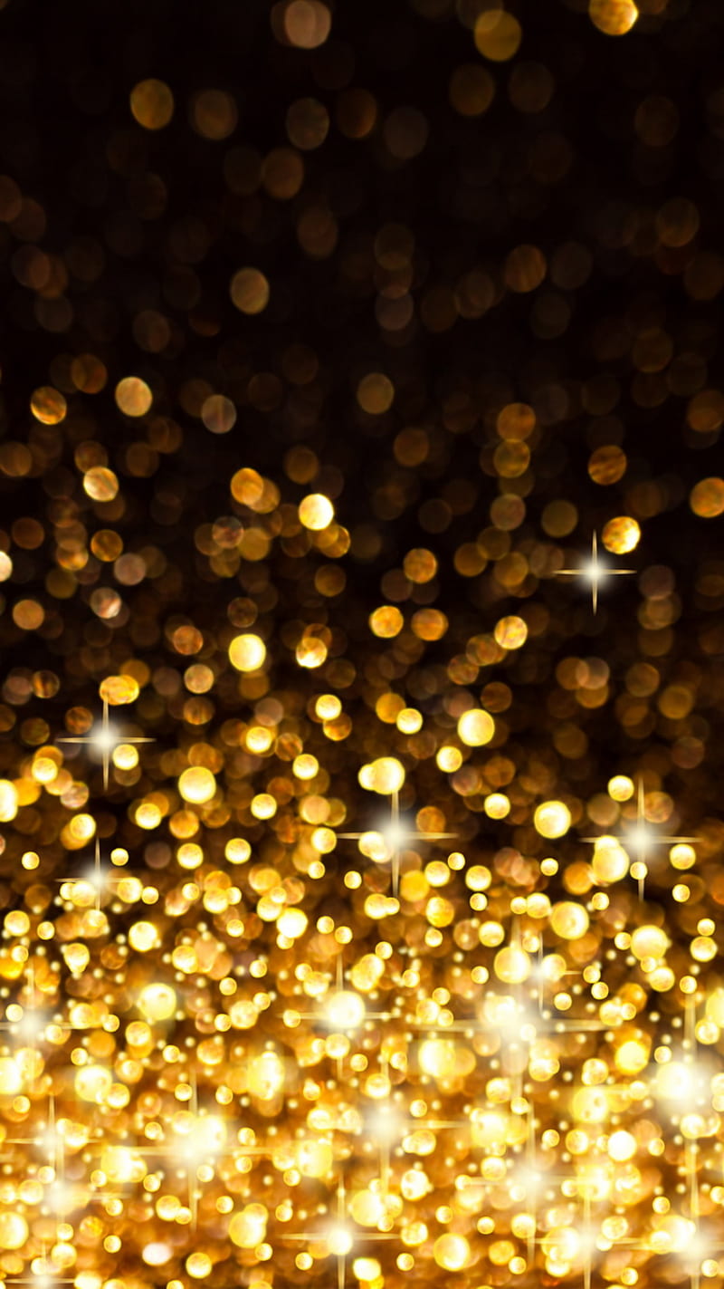 Shiny Abstract, background, gold, golden, shine, sparkling, HD phone wallpaper