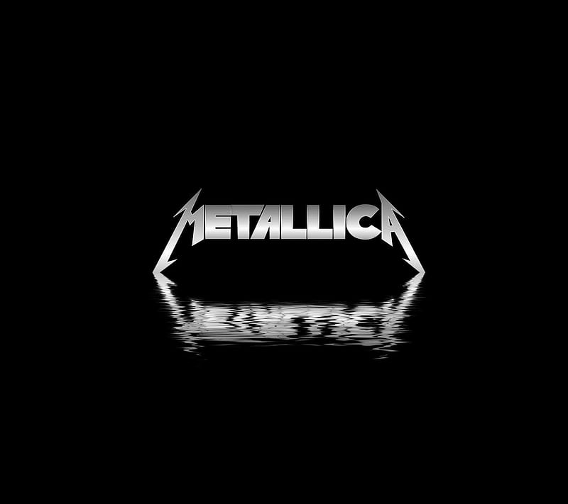 Metallica, black, heavy, metal, music, reflection, rock, HD wallpaper