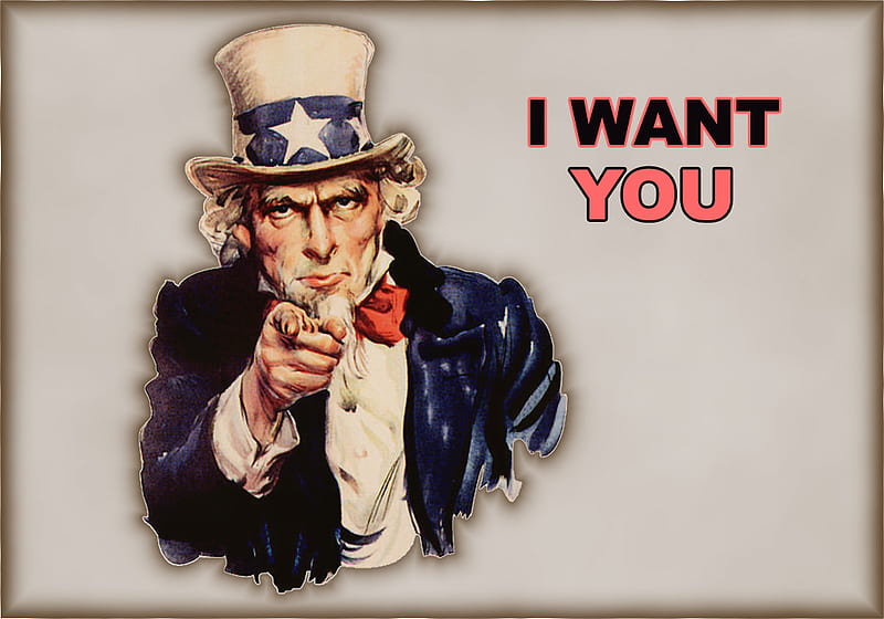 Uncle Sam-I want You, politics, people, HD wallpaper