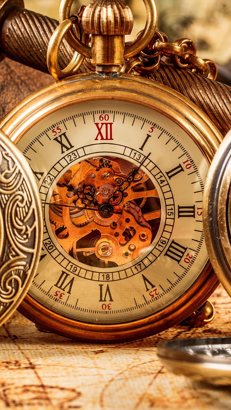 Time, antique, clock, compass, rose, watch, zenith, HD phone wallpaper