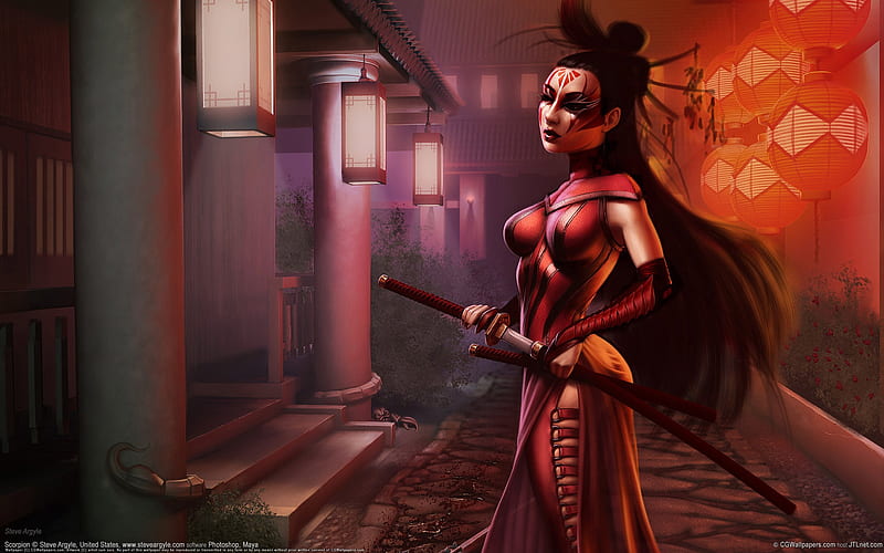 Scorpion swordsman-Fantasy CG illustrator, HD wallpaper