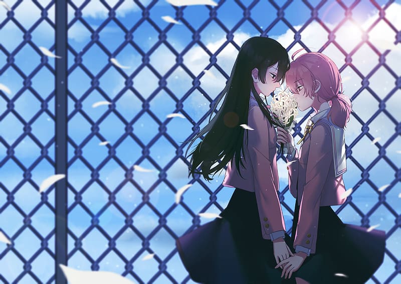 Anime, Bloom Into You, Yuu Koito, Touko Nanami, HD wallpaper