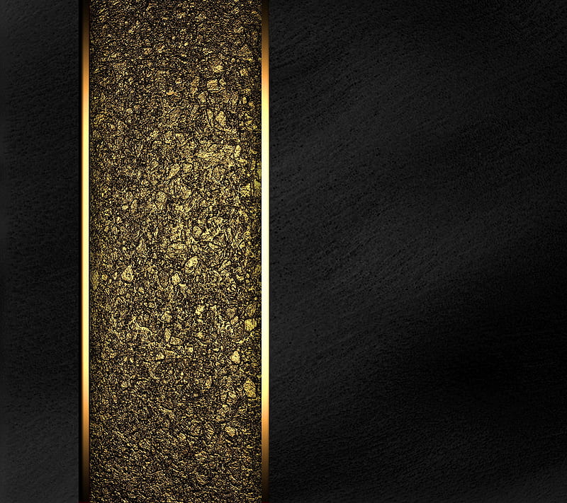 Golden Black, gold black design, texture pattern, HD wallpaper