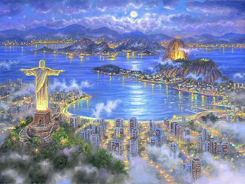 Christ the Redeemer, architecture, Rio de Janeiro, love four seasons,  bonito, HD wallpaper | Peakpx