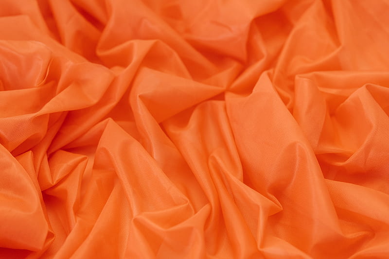Orange Textile on Brown Wooden Table, HD wallpaper