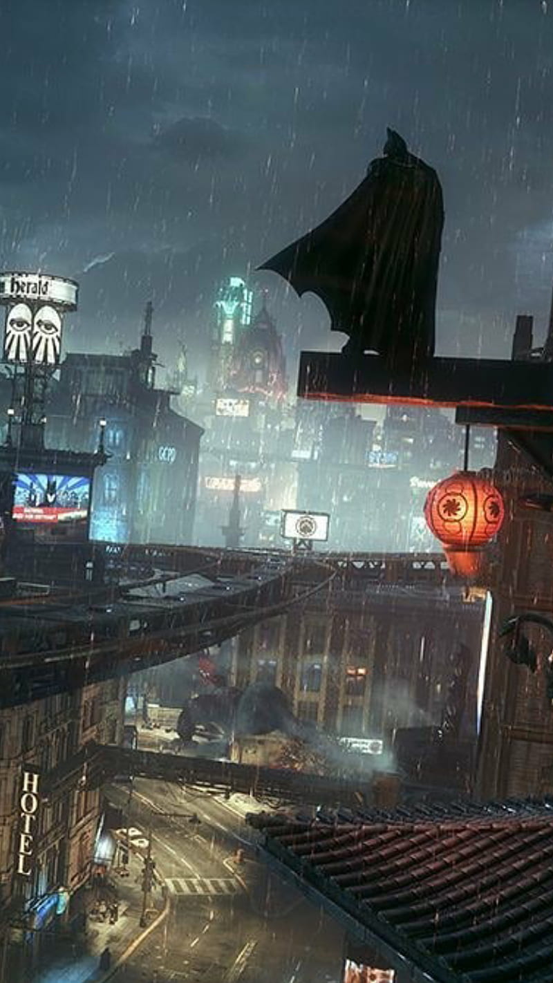 Gotham city, batman, town, gotica, movie, nigth, night, pelicula, rain, HD  phone wallpaper | Peakpx