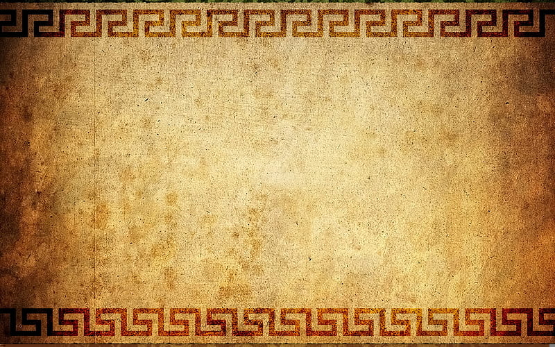 Egyptian texture, papyrus texture, old paper texture, Egyptian ornaments, retro background, backgrounds with ornaments, Egypt, HD wallpaper