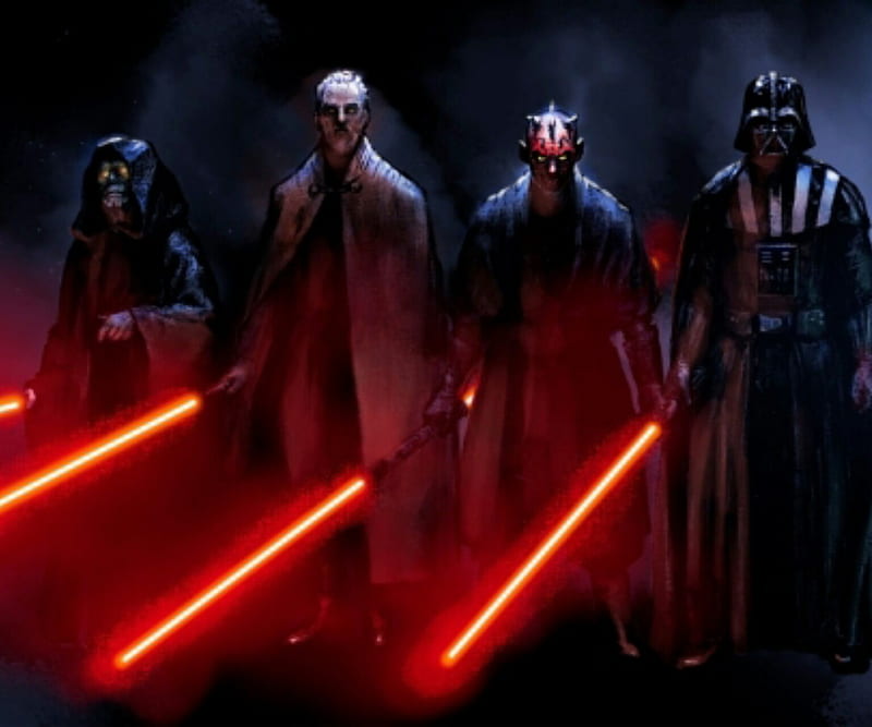 Sith Lords, darth maul, darth vader, jedi, star wars, vader, HD wallpaper