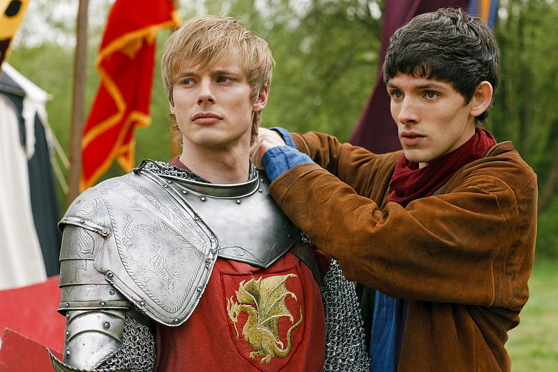 TV Show, Merlin, Arthur (Merlin), Bradley James, Colin Morgan, Merlin (Merlin), HD wallpaper