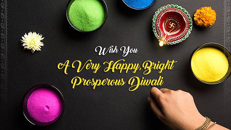 Wish You A Very Happy Bright Prosperous Diwali Diwali, HD wallpaper