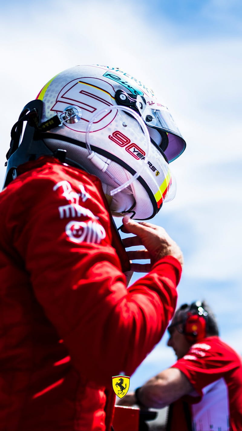 Sebastian Vettel, ferrari, formula, racing, teams, HD phone wallpaper