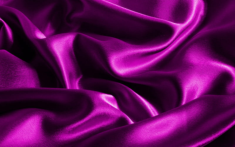 purple satin background, macro, purple silk texture, wavy fabric texture, silk, purple satin, fabric textures, satin, silk textures, purple fabric texture, purple satin texture, purple fabric background, HD wallpaper