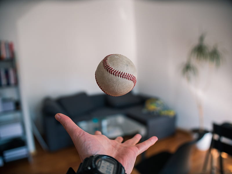 baseball, hand, indoors, souvenir, Sports, HD wallpaper