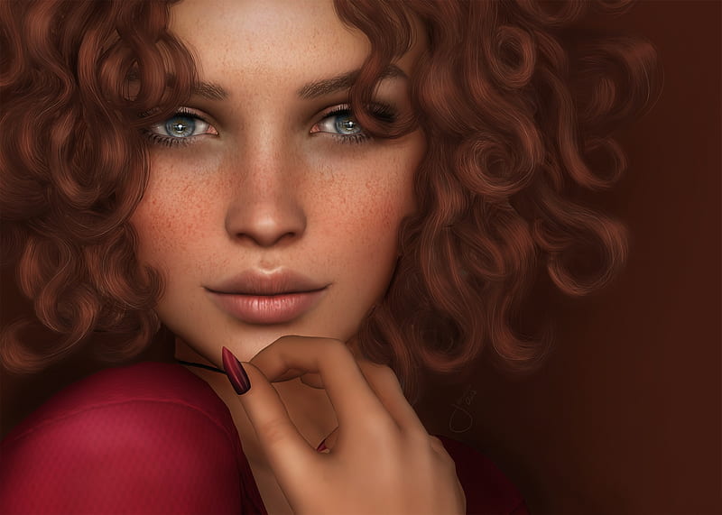 1920x1080px 1080p Free Download Beauty Frumusete Luminos Redhead