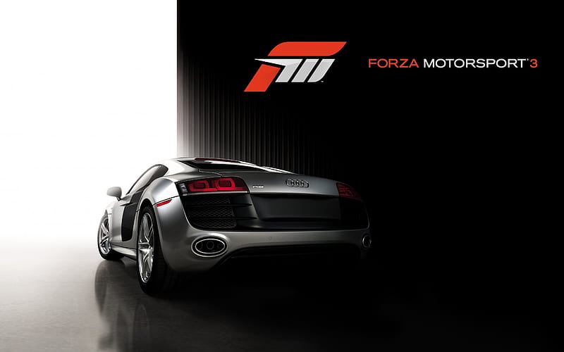 Forza Motorsport 3, Audi RS8, driving games, HD wallpaper