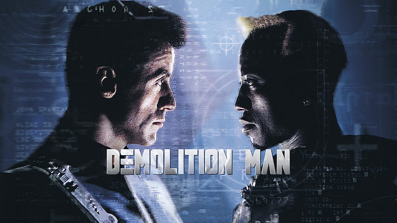 Movie, Demolition Man, Sylvester Stallone, Wesley Snipes, HD wallpaper