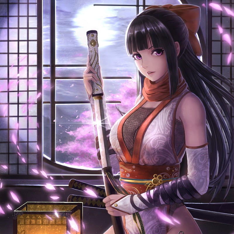 Female Samurai, Japanese Katana Girl - Illustronii - Drawings &  Illustration, People & Figures, Animation, Anime, & Comics, Anime - ArtPal