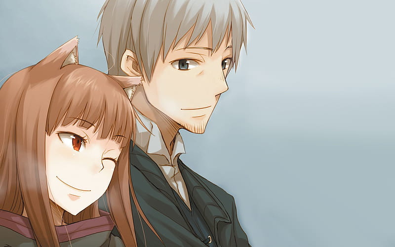 Spice and Wolf, wolfgirl, horo, lawrence kraft, wolf girl, holo, wolf, HD wallpaper