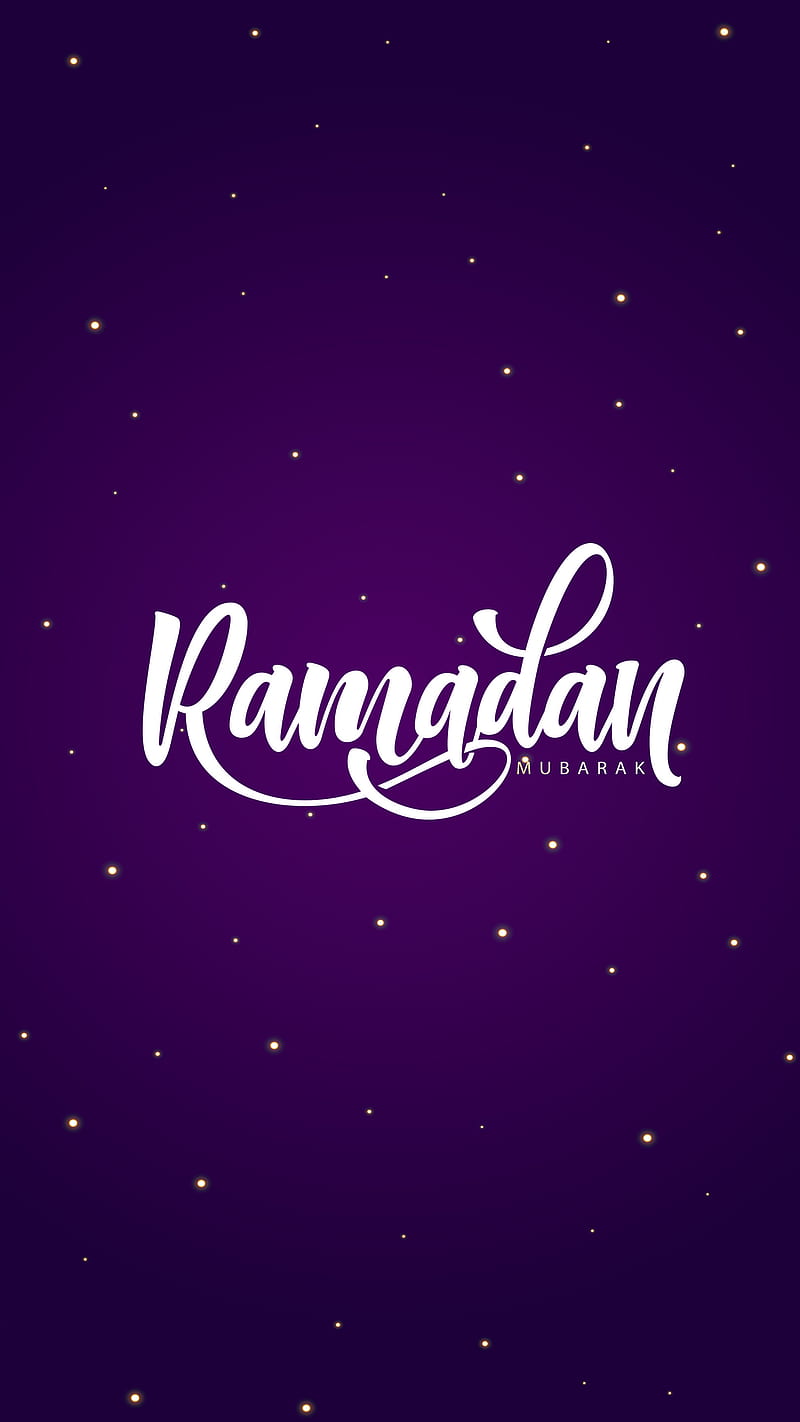 Ramadan purple, Arab, Eid mubarak, Islam, Mubarak, Muslim, Ramadam Mubarak, Ramadam kareem, happy, moon, HD phone wallpaper