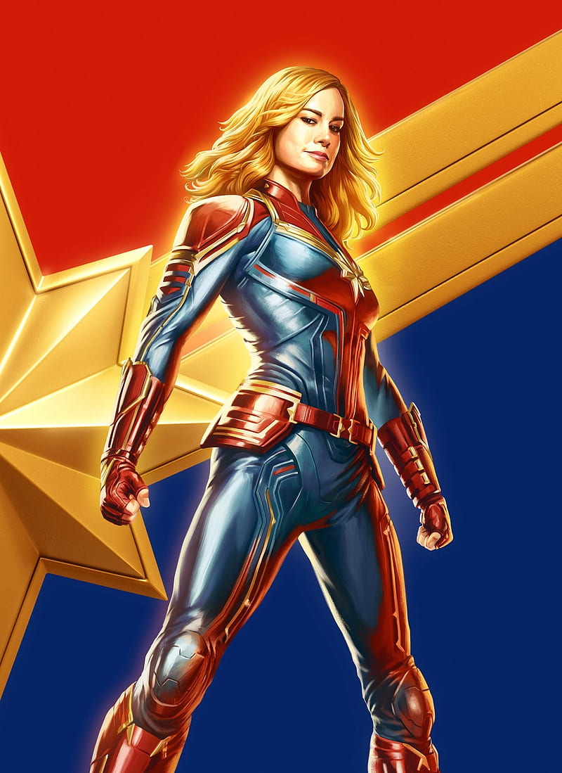 Captain Marvel, mcu, movie, carol, danvers, hero, HD phone wallpaper |  Peakpx