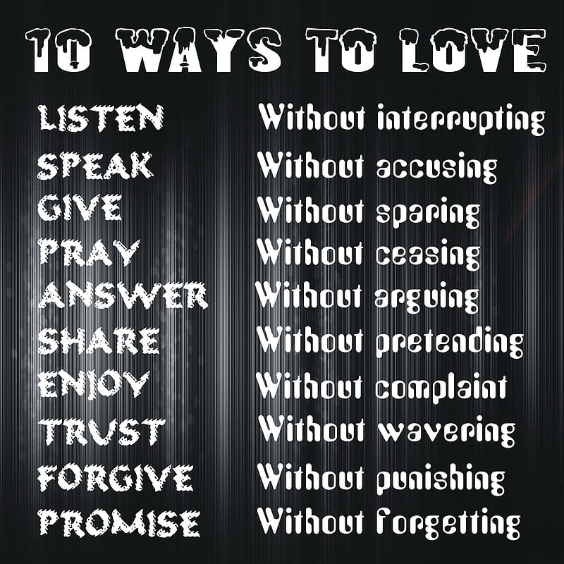 10 ways to Love, love, nice, says, true, HD phone wallpaper