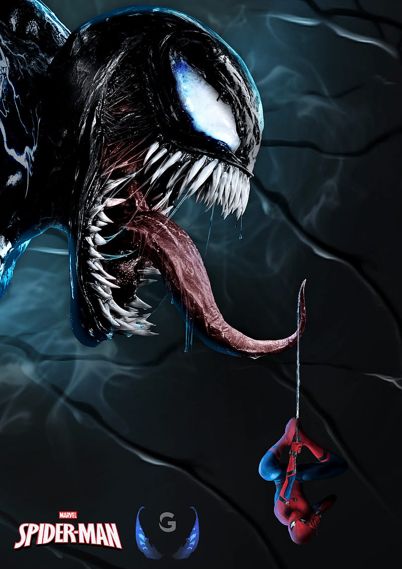Venom, black, evil, hero, heroes, marvel, space, spiderman, HD ...