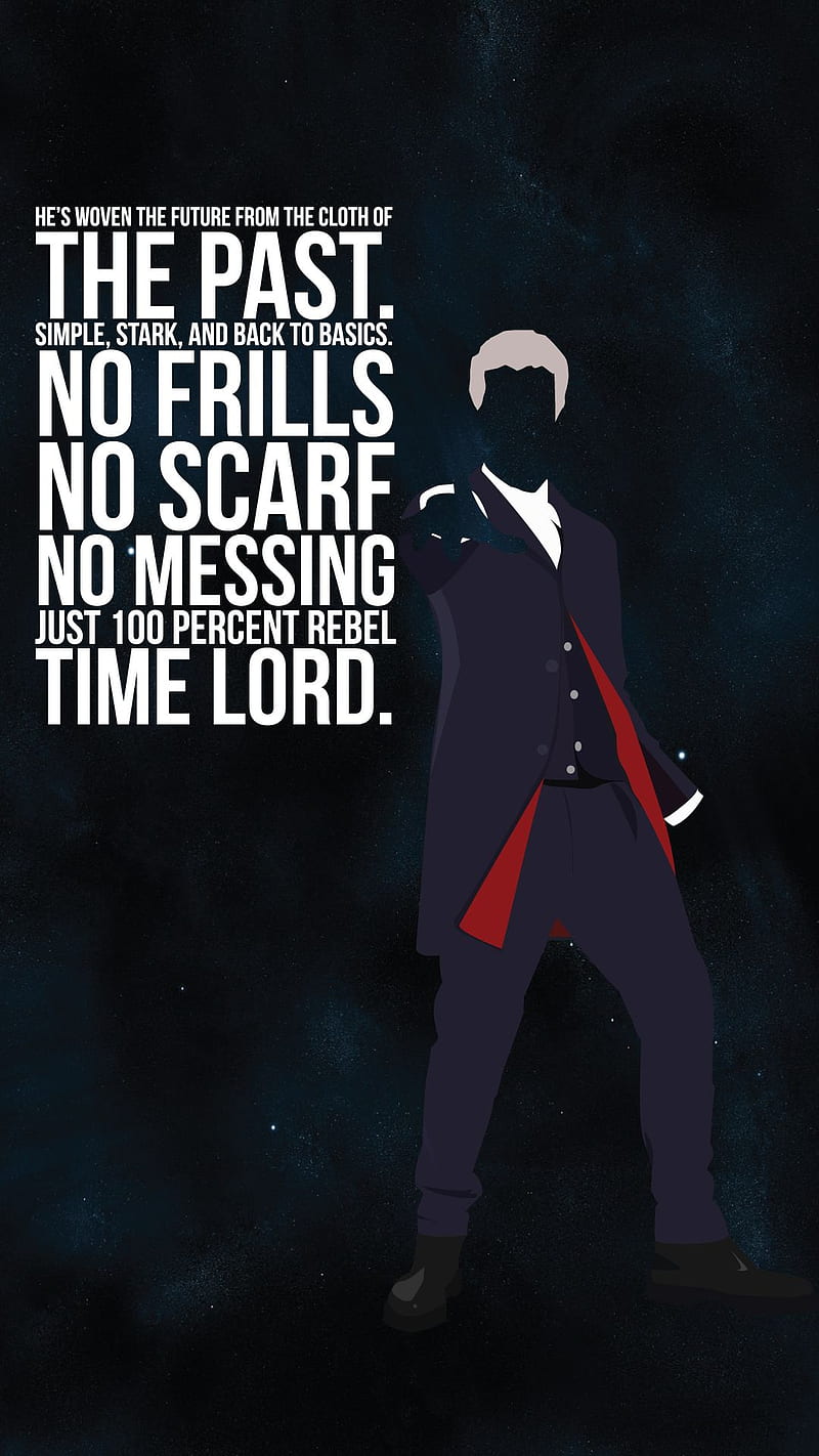 Doctor Who Capaldi, 12th doctor, doctor who, kidneys, minimalist, peter capaldi, HD phone wallpaper