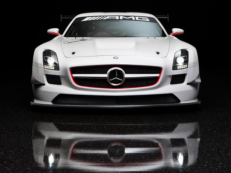 Mercedes Benz-SLS AMG GT3, race, exotic, sls, racing, amg, tuning, gt3, benz, car, mercedes, HD wallpaper