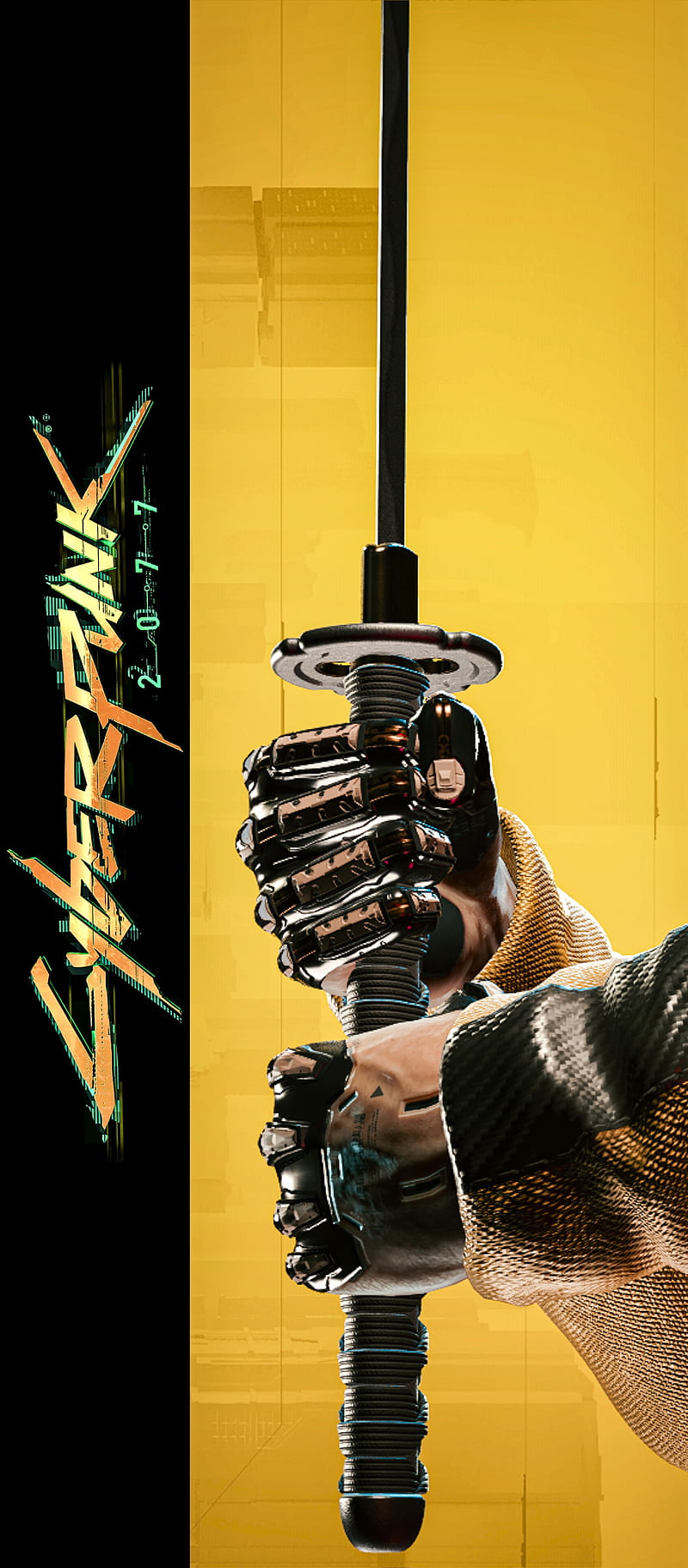 Cyberpunk2077 katana, cyberpunk, killbill, samurai, HD phone wallpaper