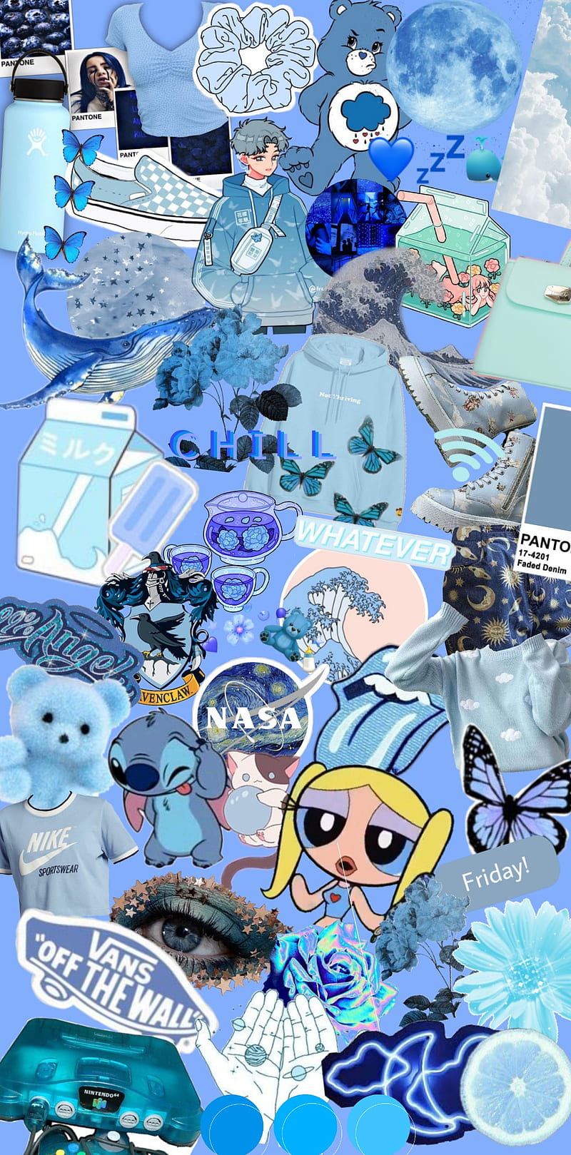 Blue aesthetic, adventure, aestetic, art, blue aestetic collage, brand,  brands, HD phone wallpaper | Peakpx