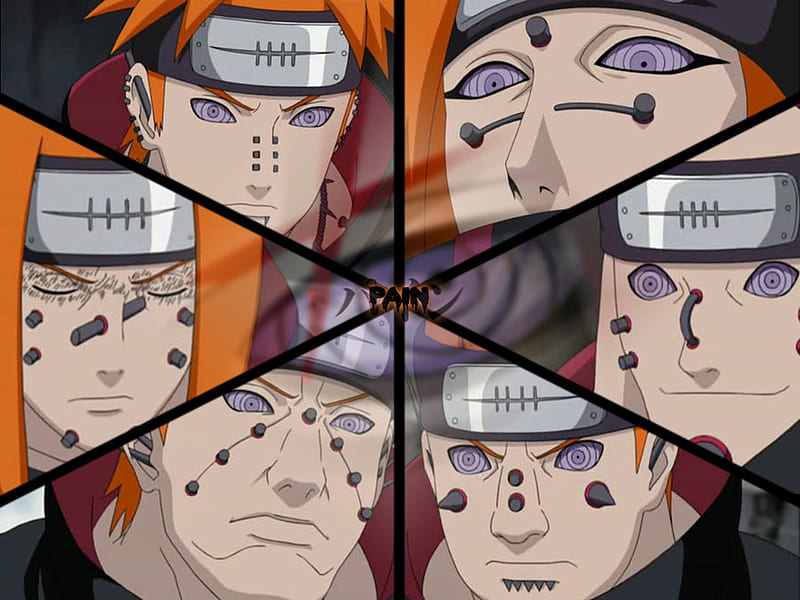 6 pains, pain, shippuden, naruto, six, HD wallpaper 6 pains, pain, shippuden, naruto, six, HD wallpaper