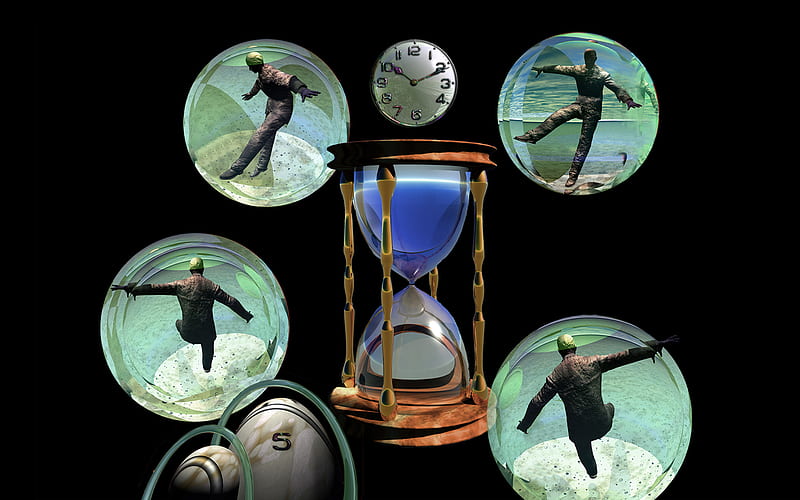 Businessmen's Ballet, hourglass, time, clock, abstract, business, HD wallpaper
