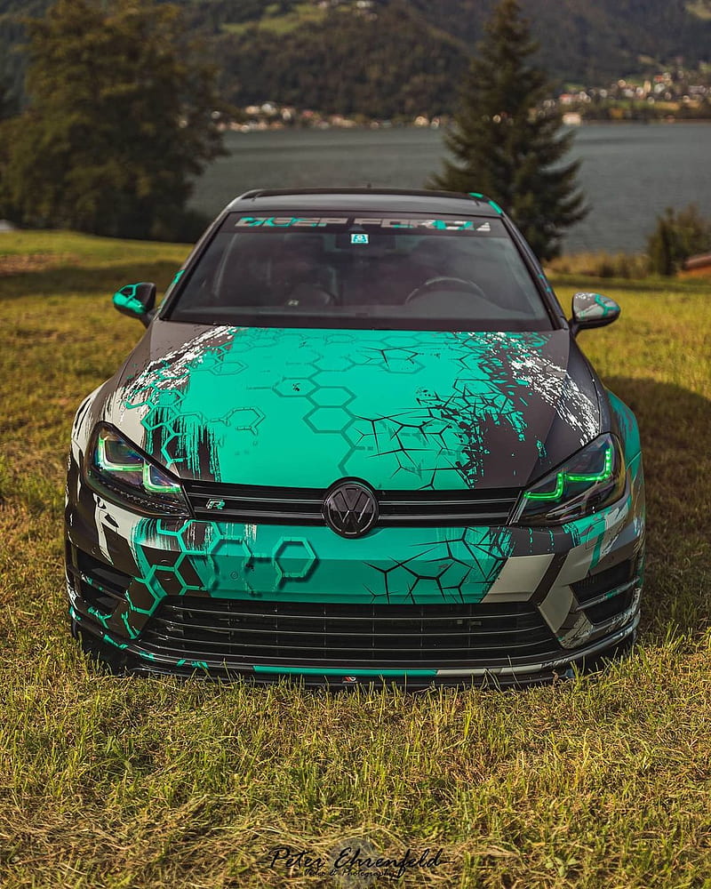 Volkswagen GTI, car, carros, golf, golfr, HD phone wallpaper