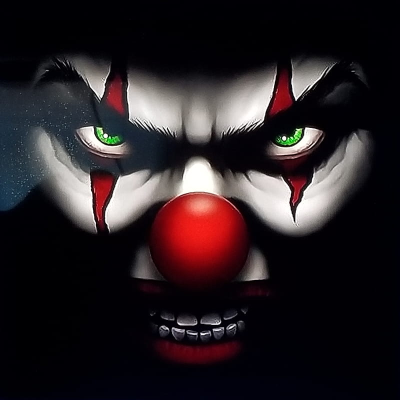 evil clown wallpaper hd