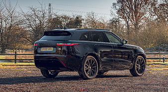 2020 Range Rover Velar R-Dynamic Black - Rear Three-Quarter , car, HD wallpaper