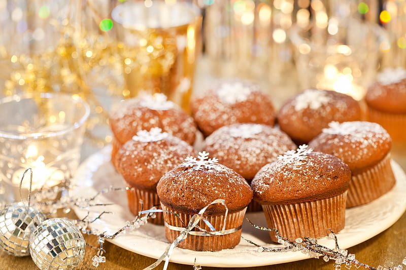 Happy New Year, cake, pretty, sweets, glasses, bonito, magic, xmas, sweet, graphy, ball, cookie, magic christmas, beauty, lovely, christmas, wine, christmas cookies, new year, glass, merry christmas, balls, champagne, cakes, HD wallpaper