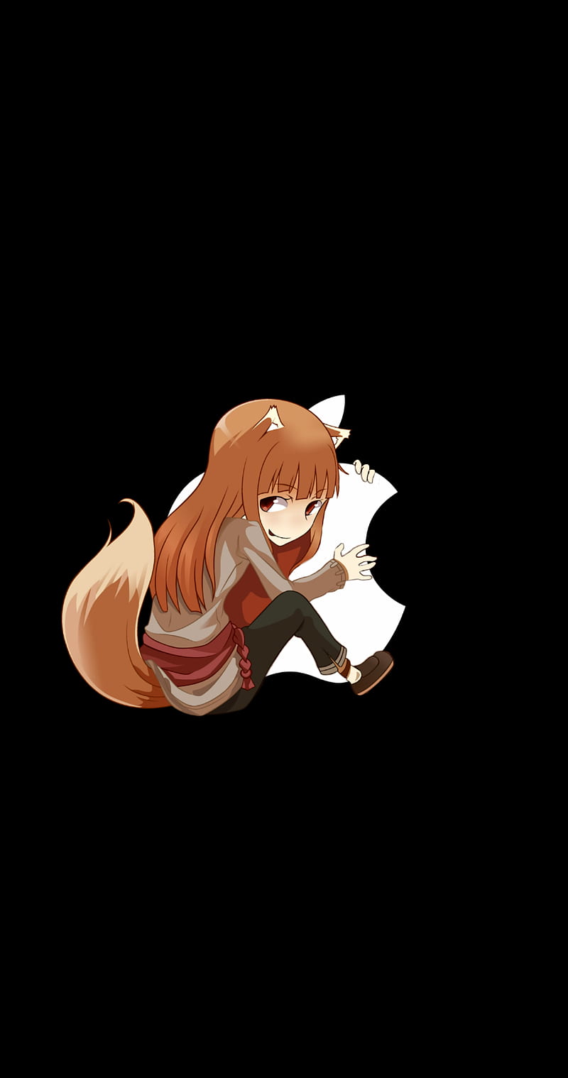 anime girls, Spice and Wolf, Apple Inc., Holo (Spice and Wolf), HD phone wallpaper