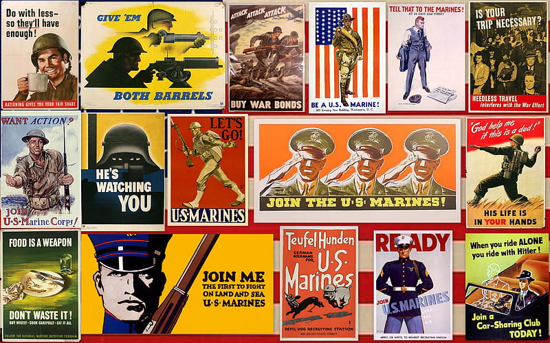 A US Marines animestyle recruitment posters have gone viral