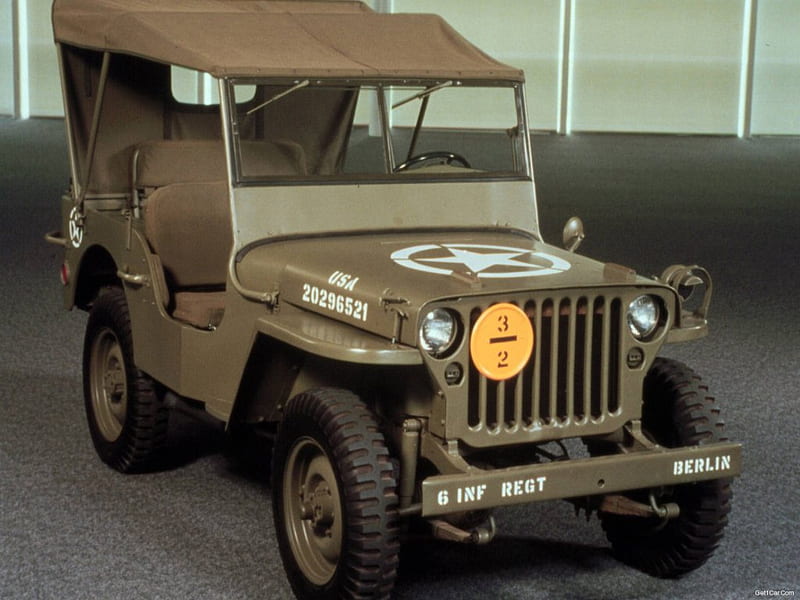 1943 Jeep Willys, carros, willys, jeep, antique, HD wallpaper