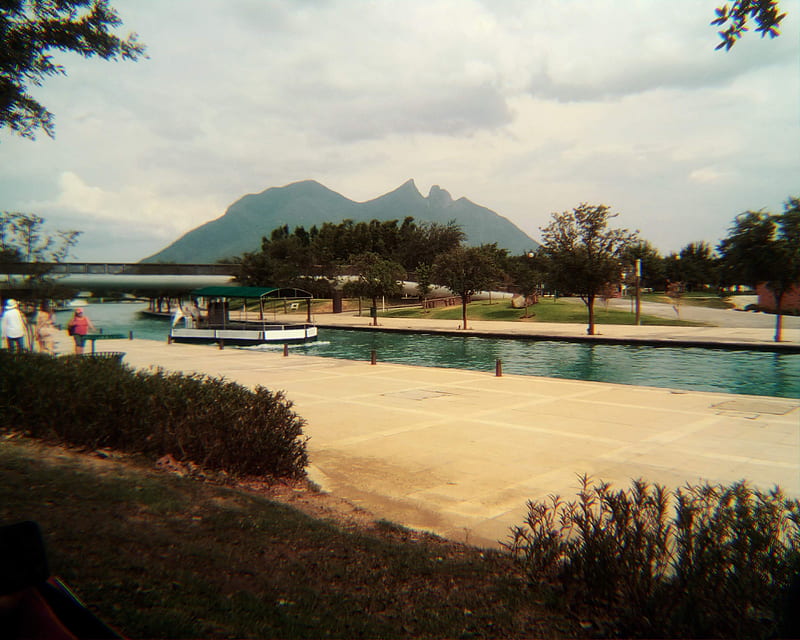 Fundidora Monterrey, lakes, parque fundidora, scenery, HD wallpaper