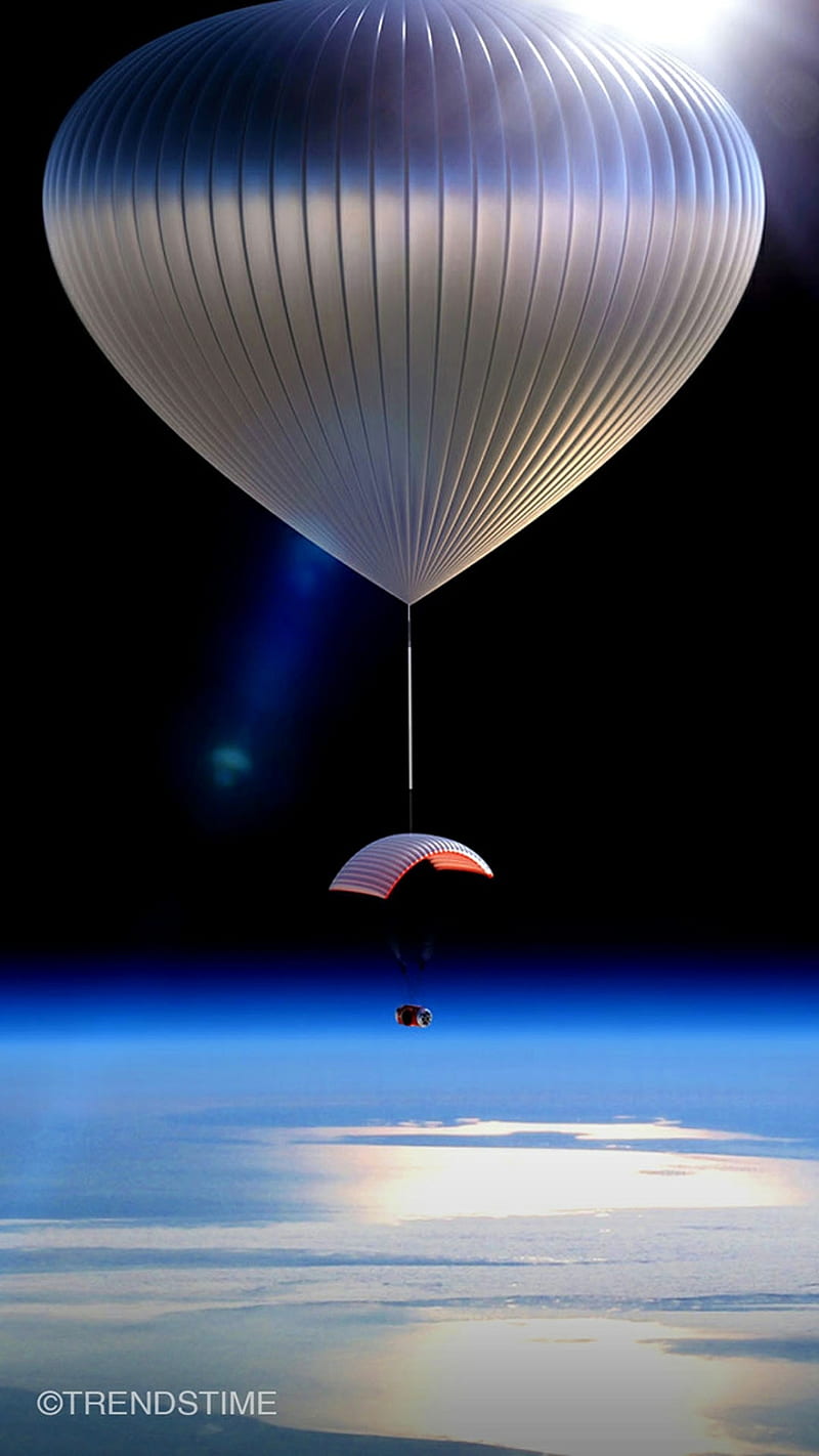 Space, air, baloon, earth, harshit, parachute, sun, HD phone wallpaper |  Peakpx
