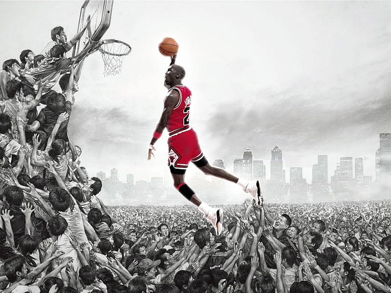 Michael Jeffrey Jordan, jordan, basketball, esports, HD wallpaper